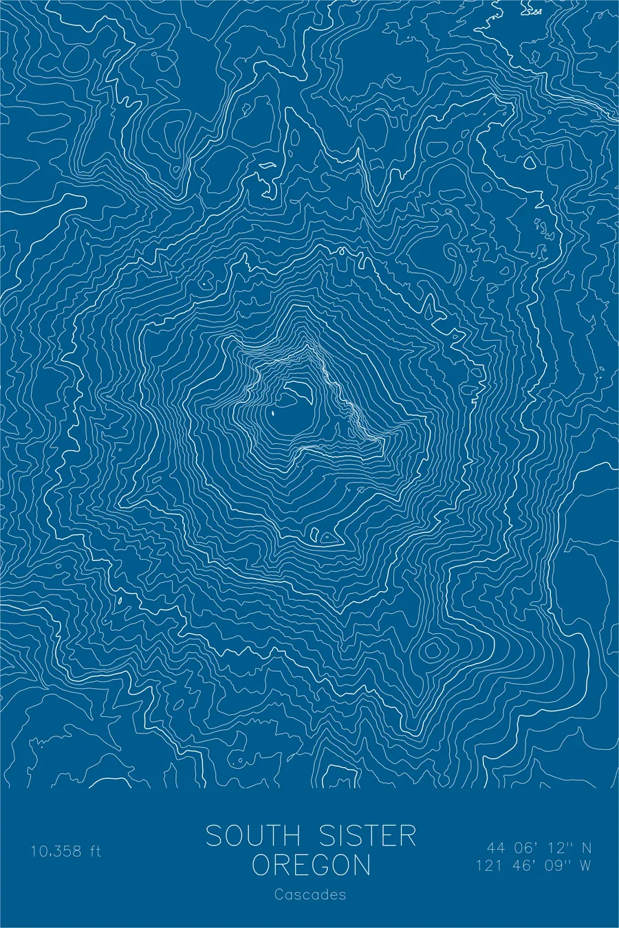 South Sister, Blue colorway