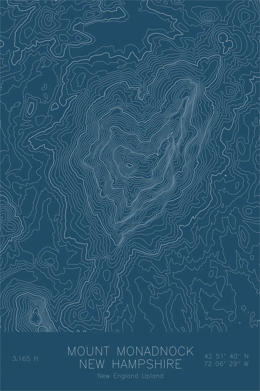 Mount Monadnock — Blue