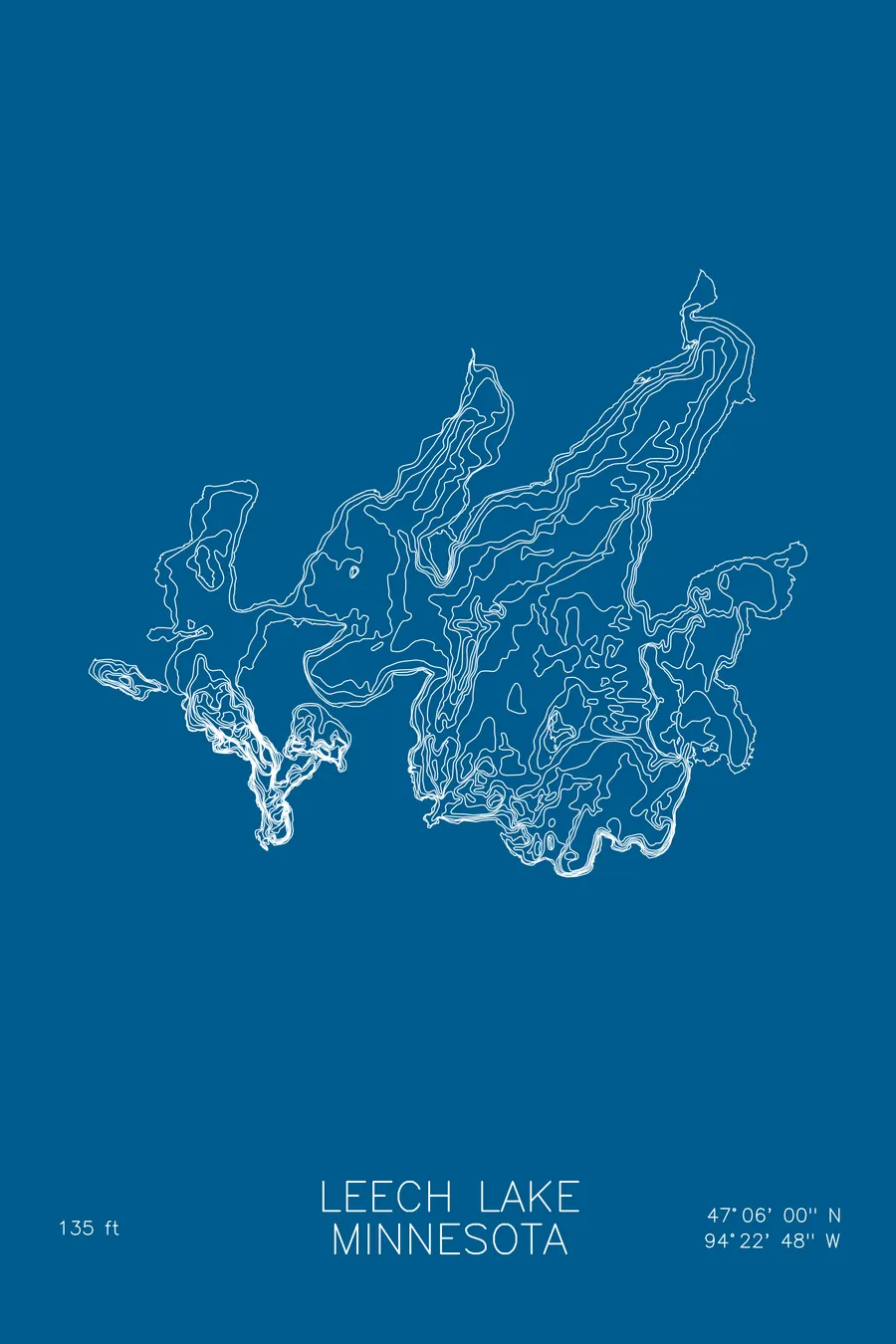 Leech Lake, Blue colorway