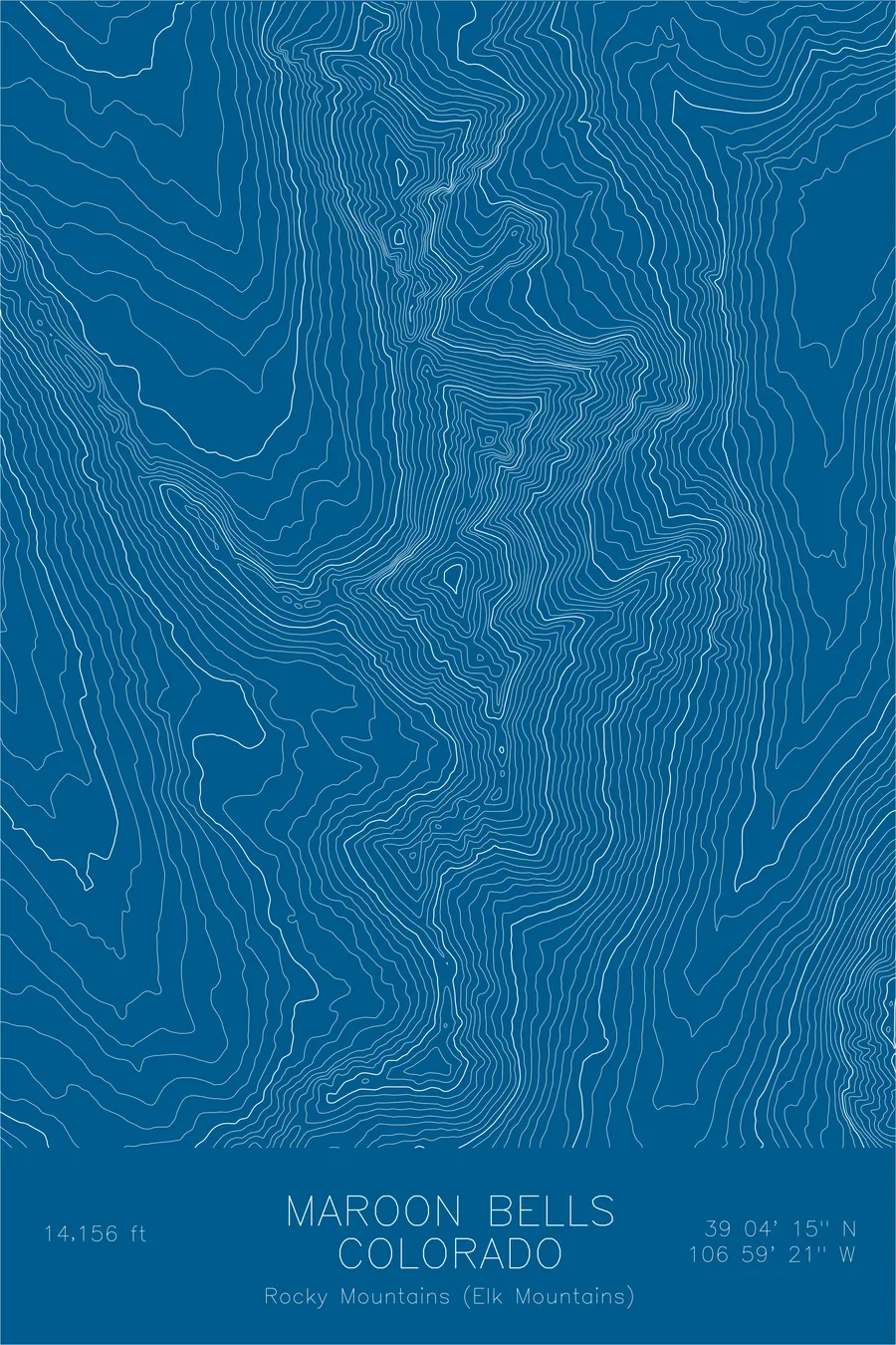 Maroon Bells, Blue colorway