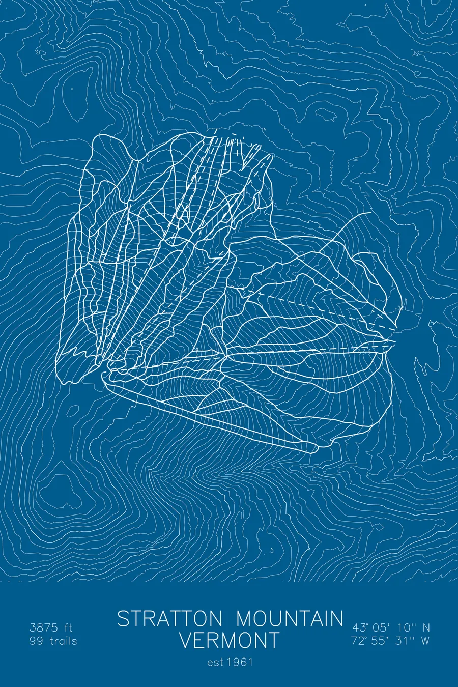 Stratton Mountain, Blue colorway