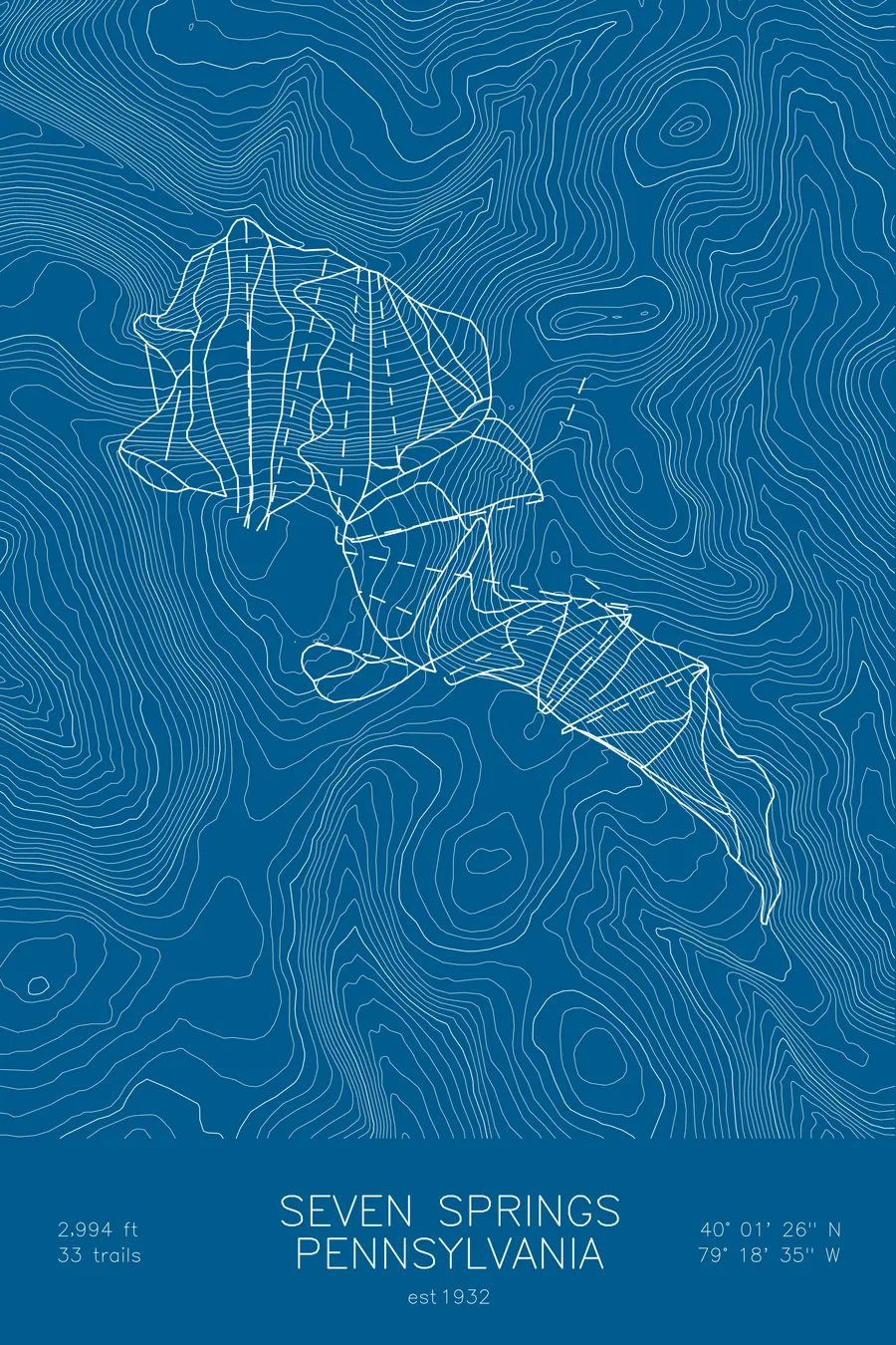 Seven Springs, Blue colorway