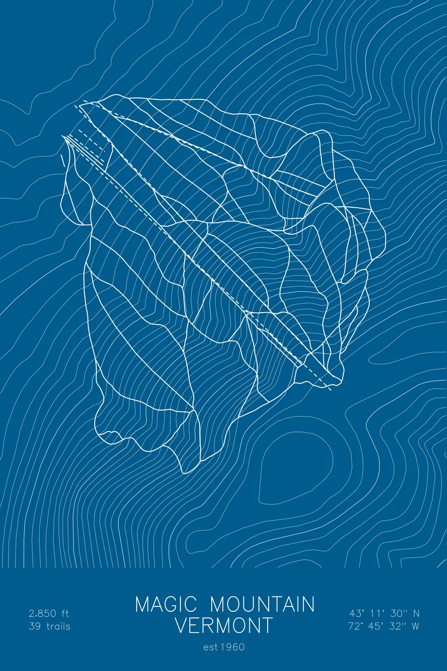 Magic Mountain, Blue colorway
