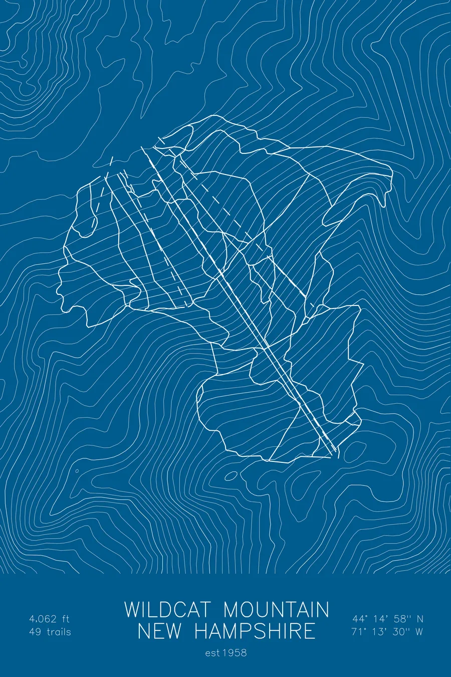 Wildcat Mountain, Blue colorway