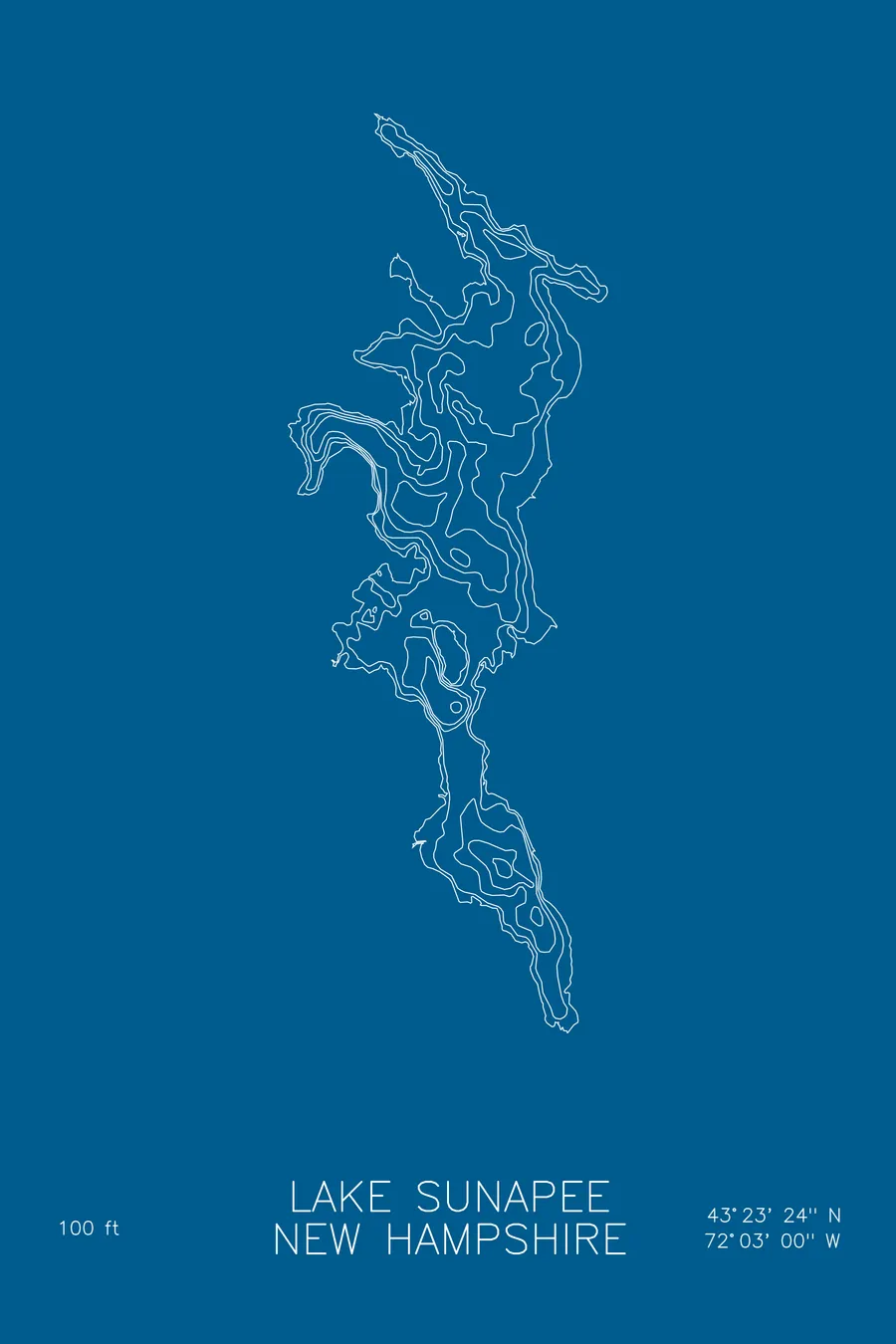 Lake Sunapee, Blue colorway