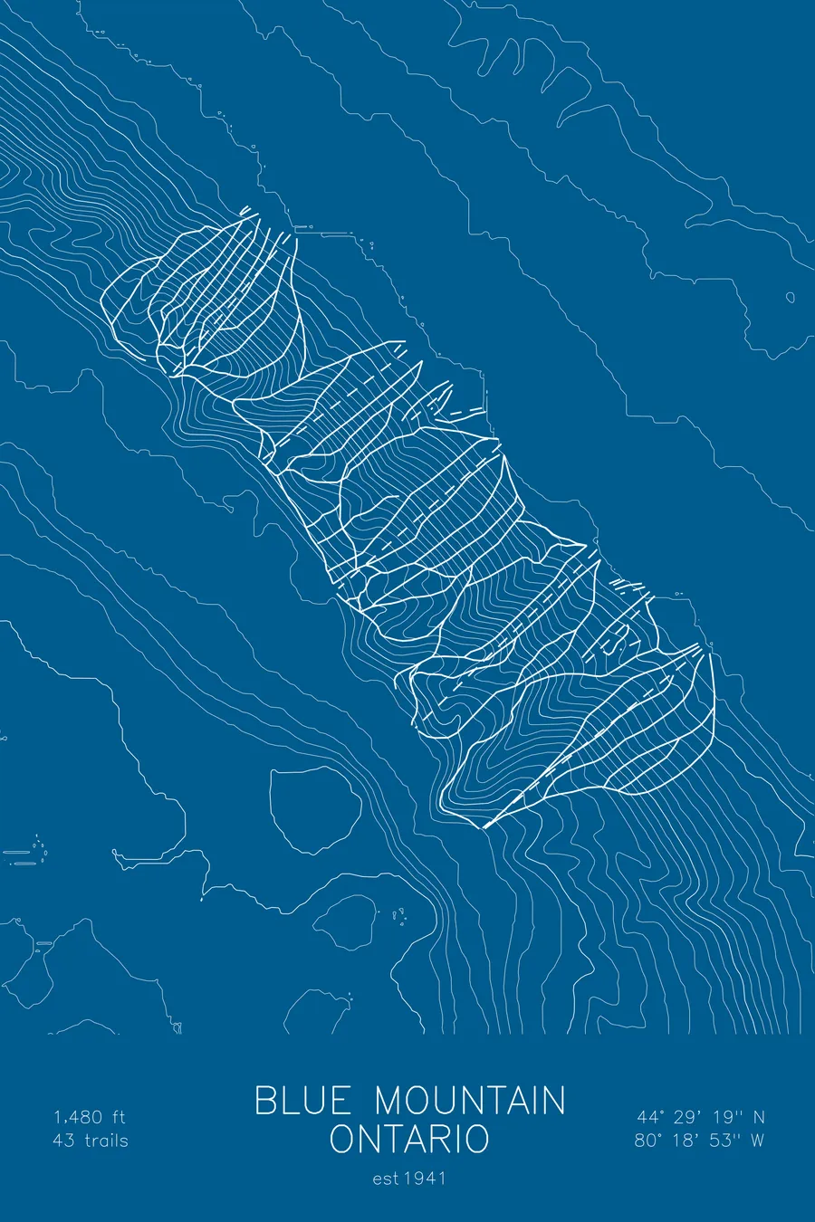 Blue Mountain, Blue colorway
