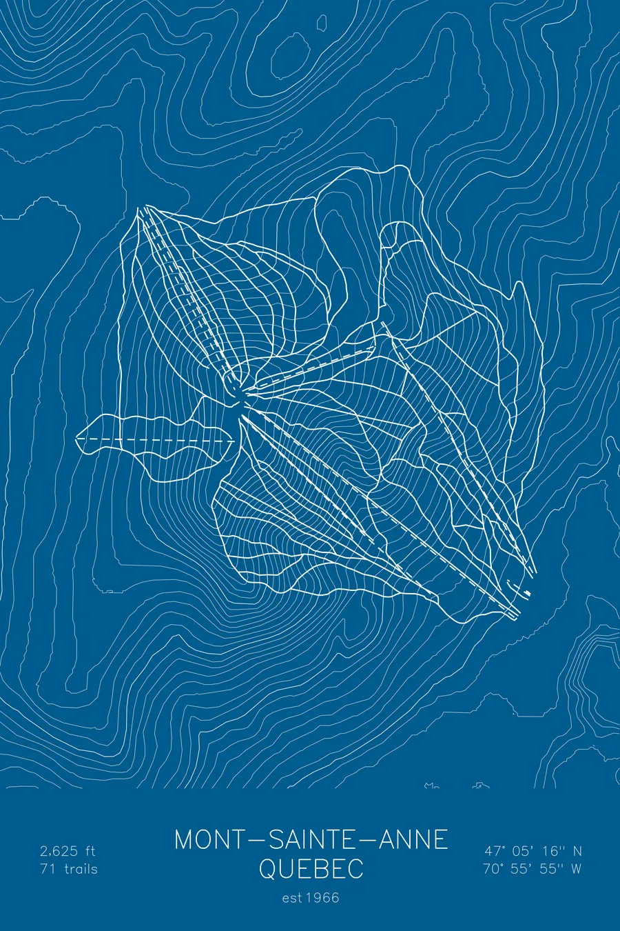 Mont-Sainte-Anne, Blue colorway