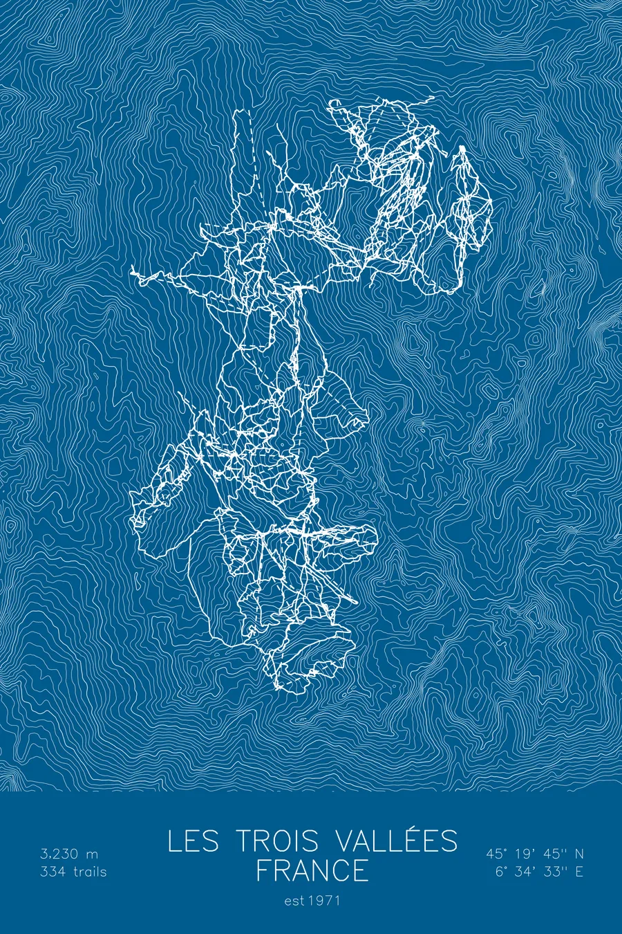 Les 3 Vallées, Blue colorway
