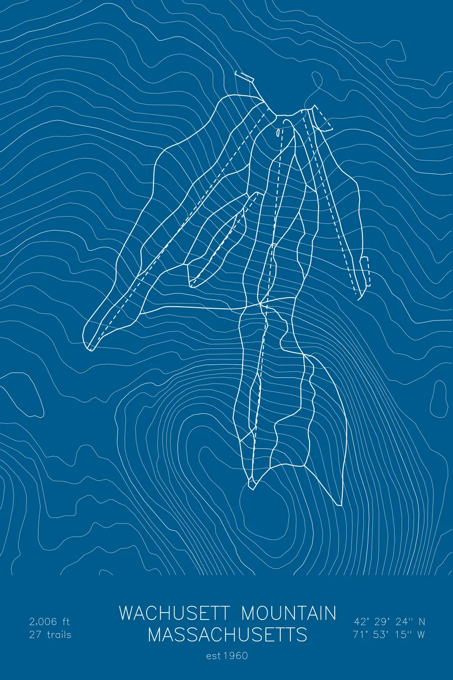 Wachusett Mountain, Blue colorway