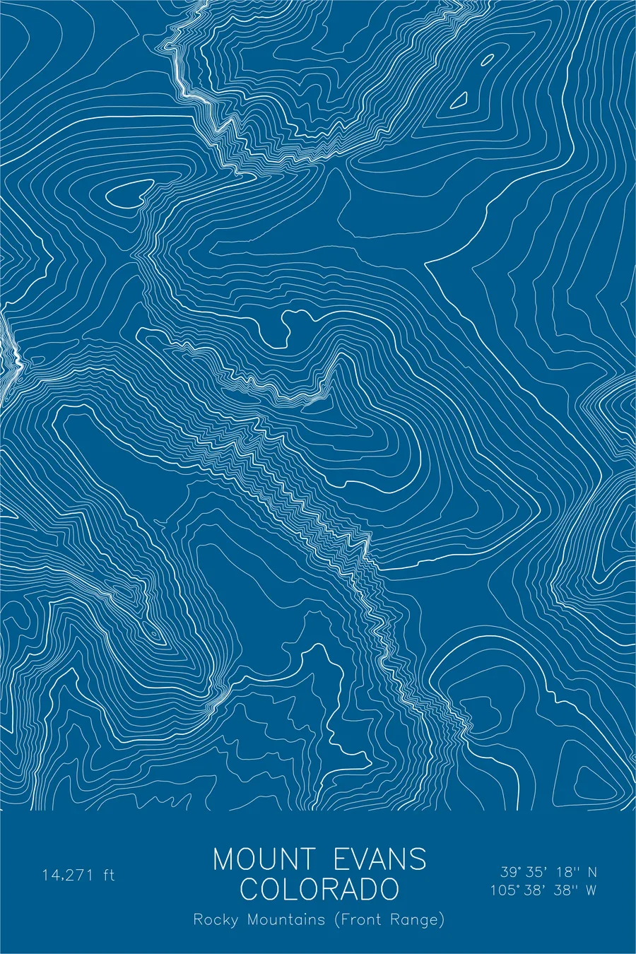 Mount Evans, Blue colorway
