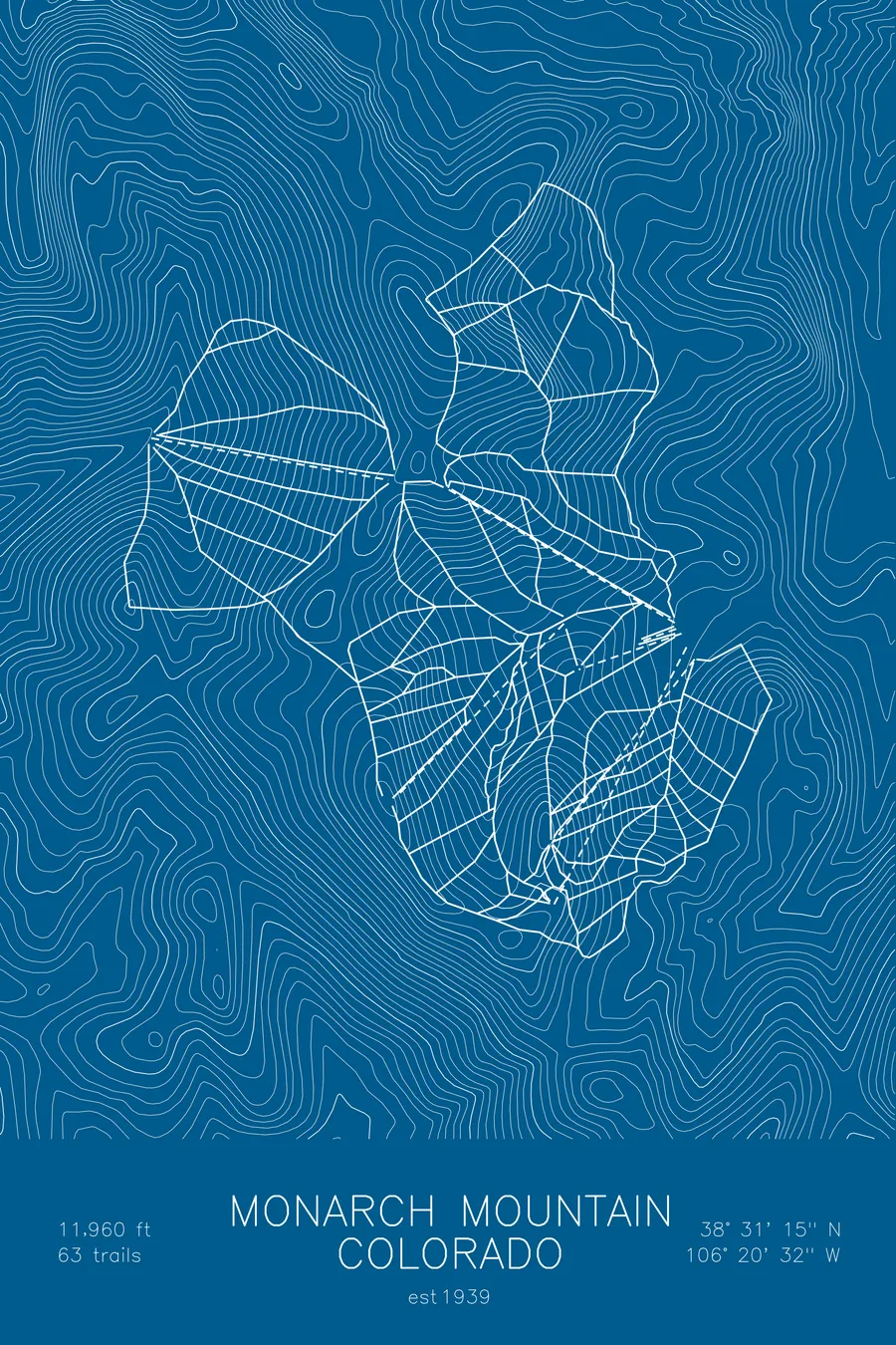 Monarch Mountain, Blue colorway