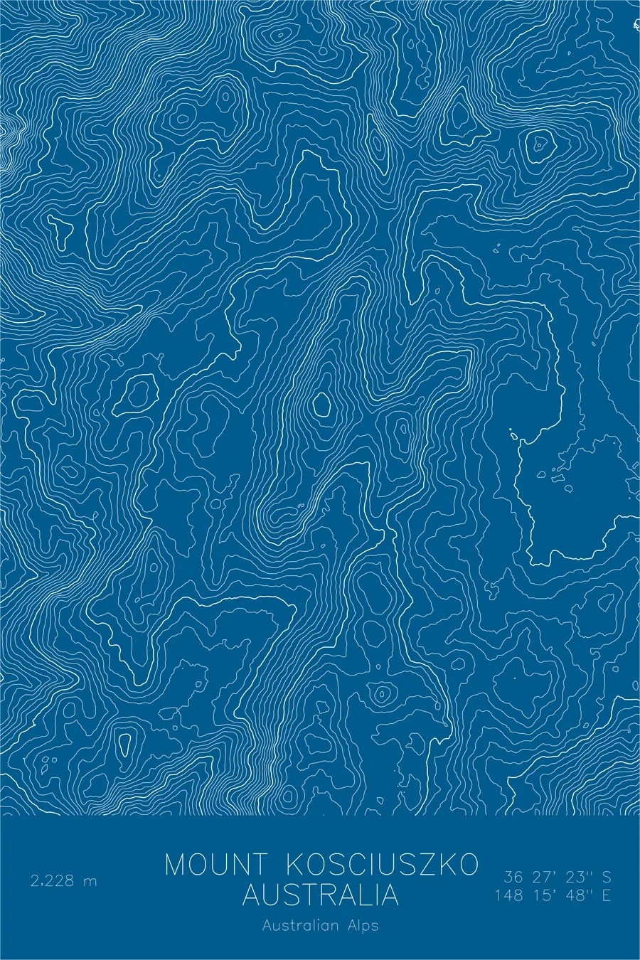Mount Kosciuszko, Blue colorway