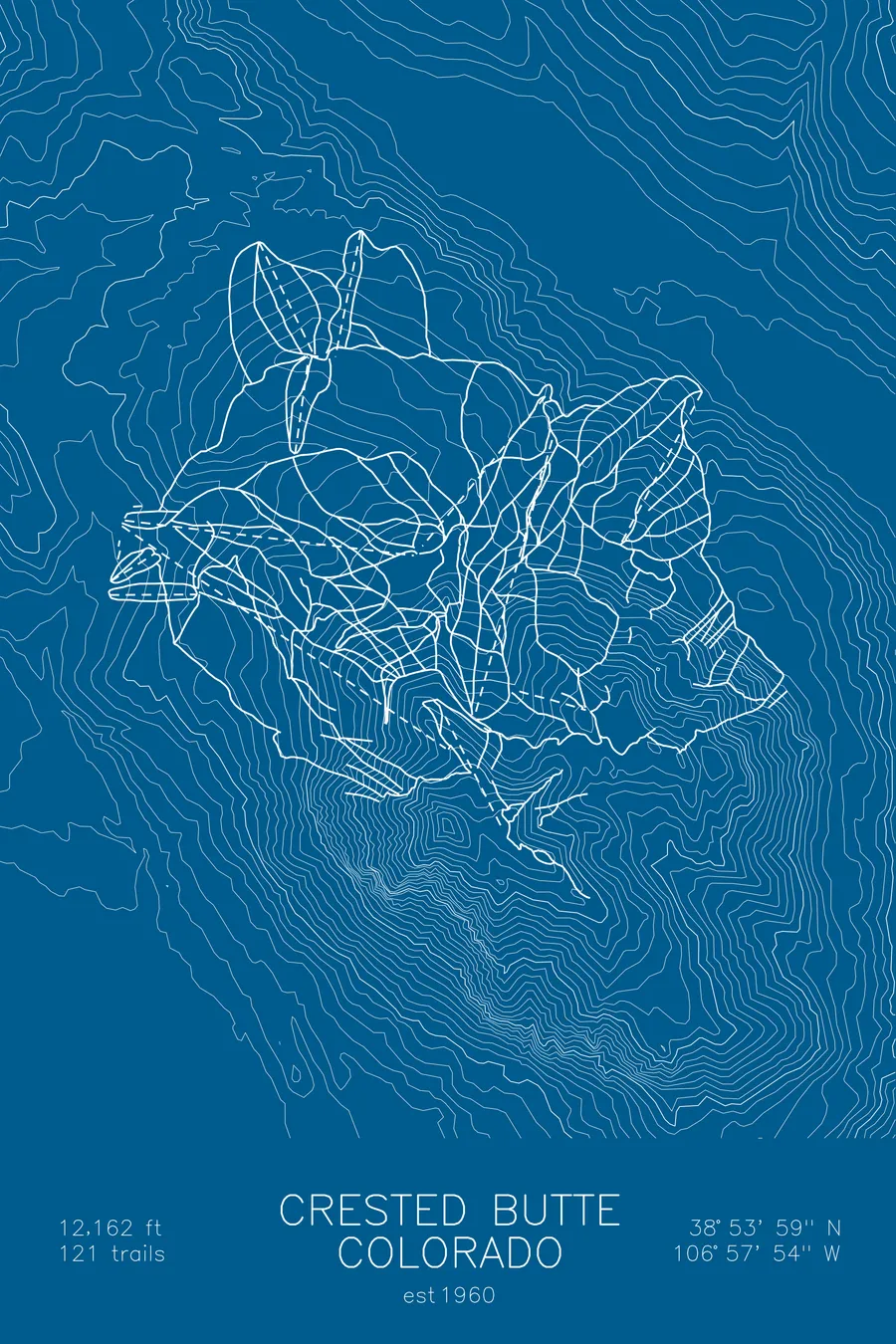 Crested Butte, Blue colorway