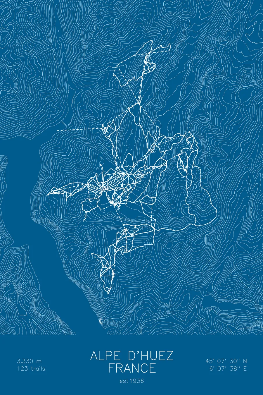 Alpe D'Huez, Blue colorway
