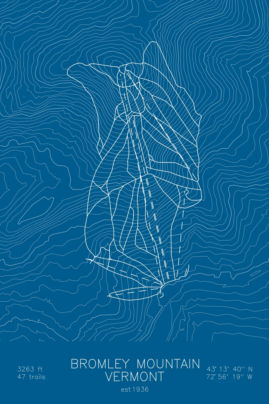 Bromley Mountain, Blue colorway