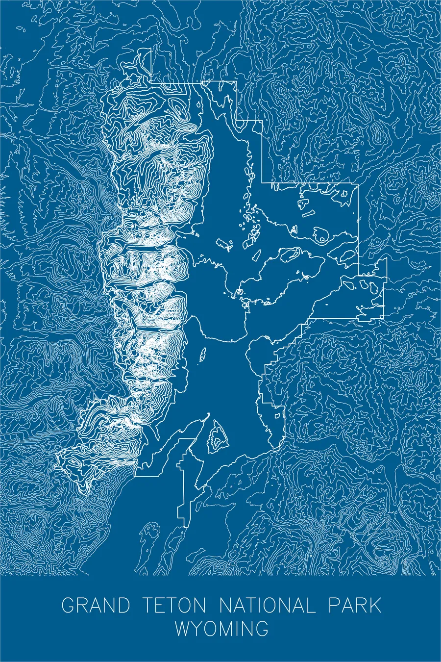 Grand Teton National Park, Blue colorway
