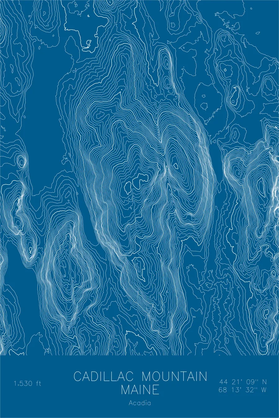 Cadillac Mountain, Blue colorway