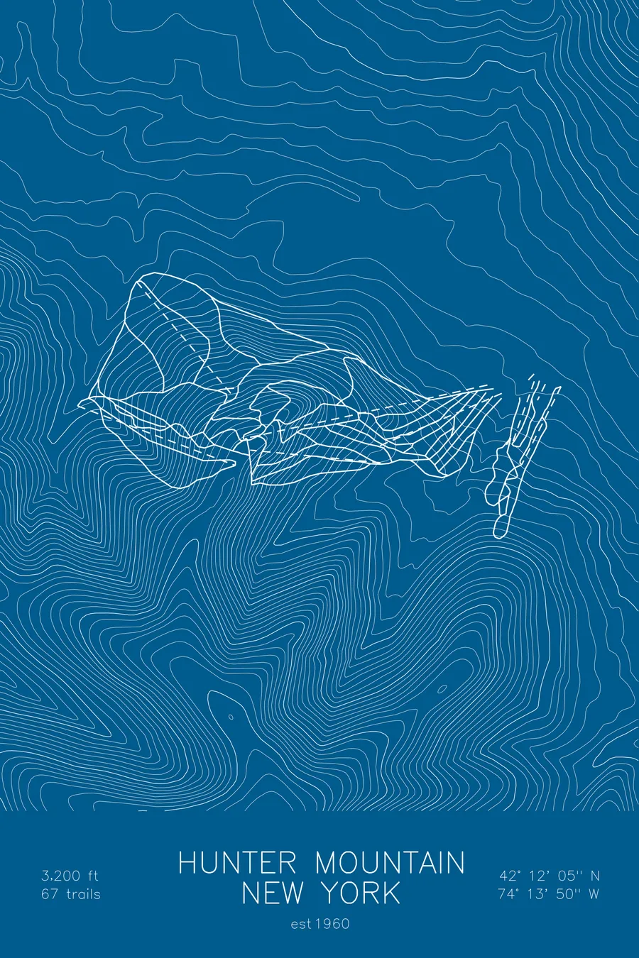 Hunter Mountain, Blue colorway