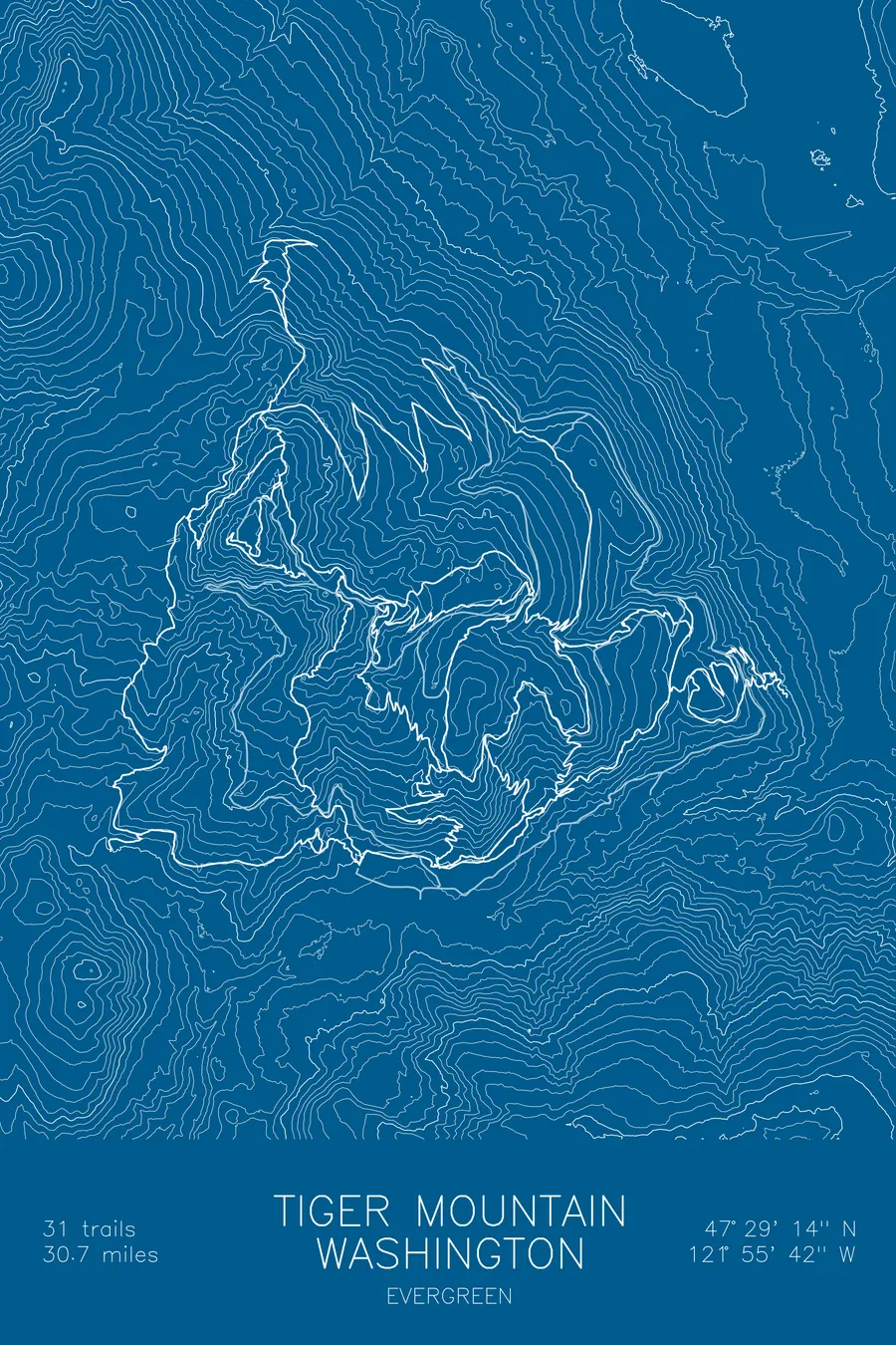 Tiger Mountain, Blue colorway