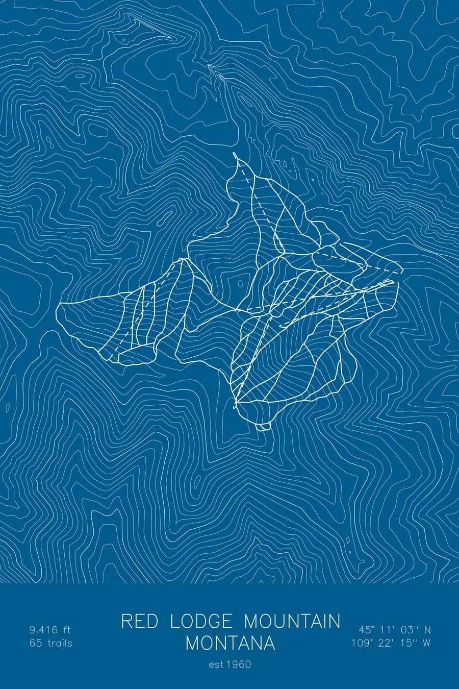 Red Lodge Mountain, Blue colorway