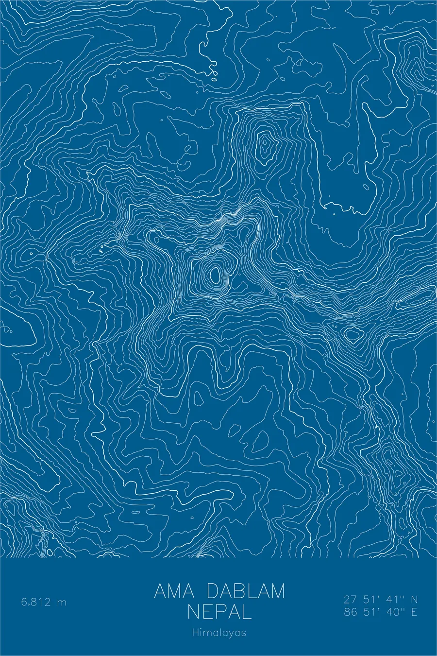 Ama Dablam, Blue colorway