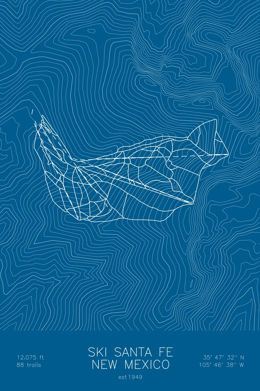 Ski Santa Fe, Blue colorway