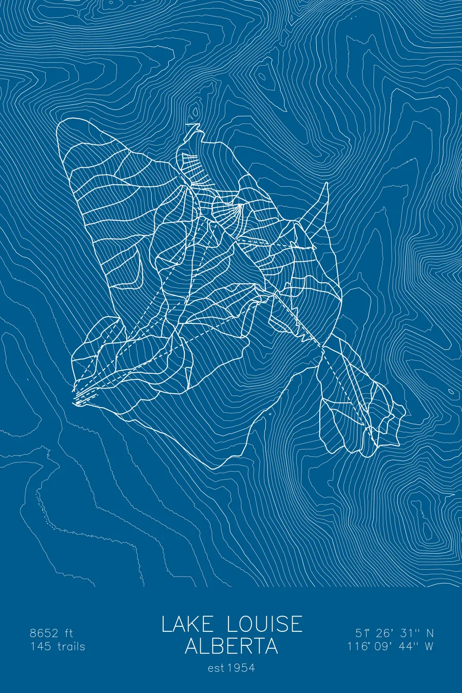 Lake Louise, Blue colorway