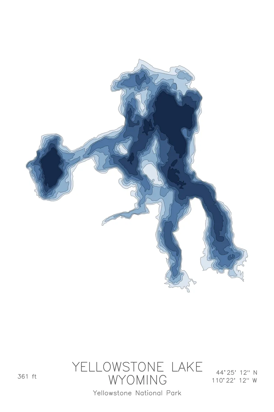Yellowstone Lake, Deep colorway