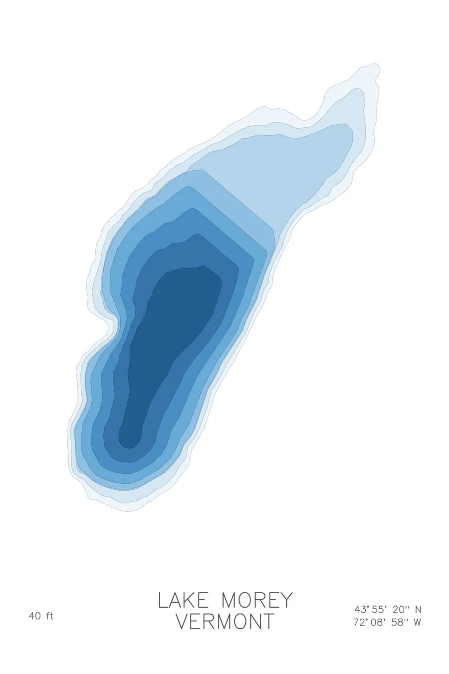 Lake Morey, Glacier colorway