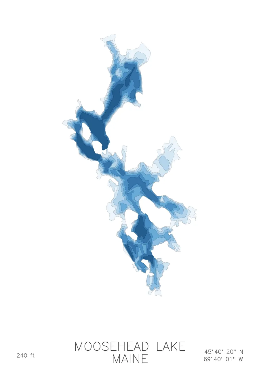 Moosehead Lake, Glacier colorway