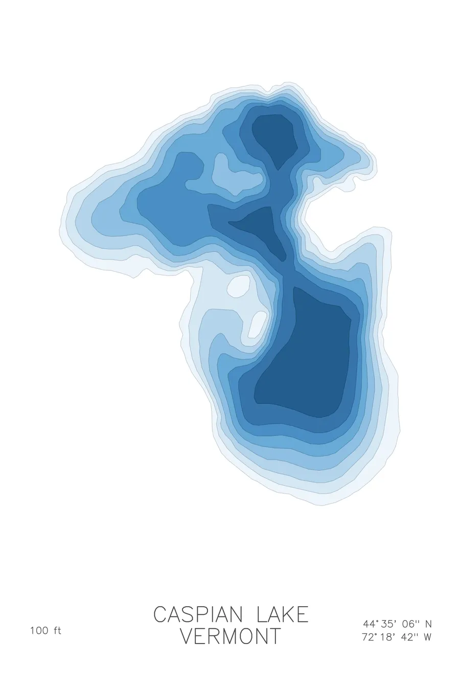 Caspian Lake, Glacier colorway