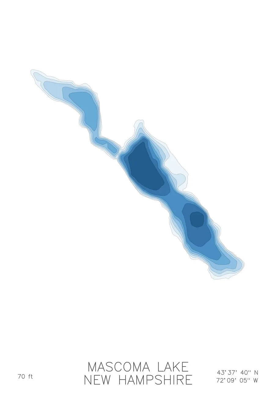Mascoma Lake, Glacier colorway