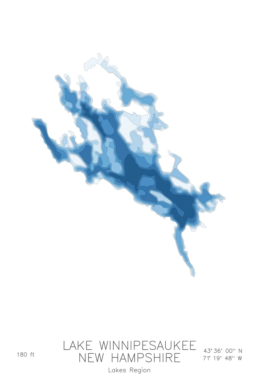 Lake Winnipesaukee, Glacier colorway