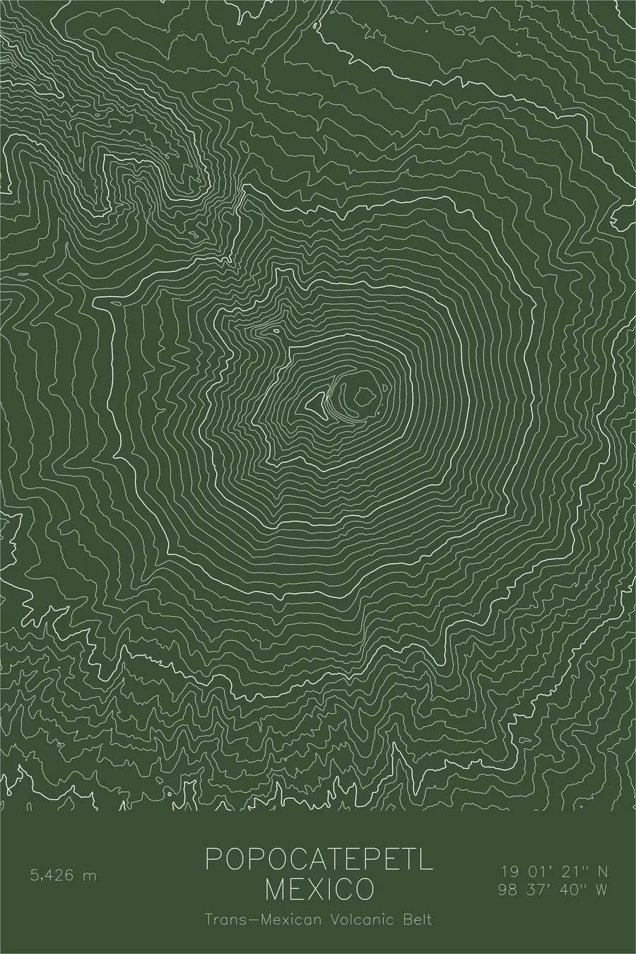 Popocatepetl, Green colorway