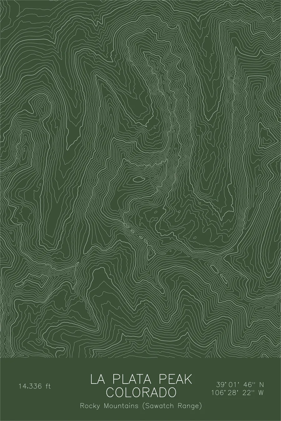 La Plata Peak, Green colorway