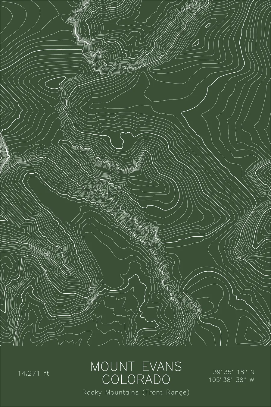 Mount Evans, Green colorway