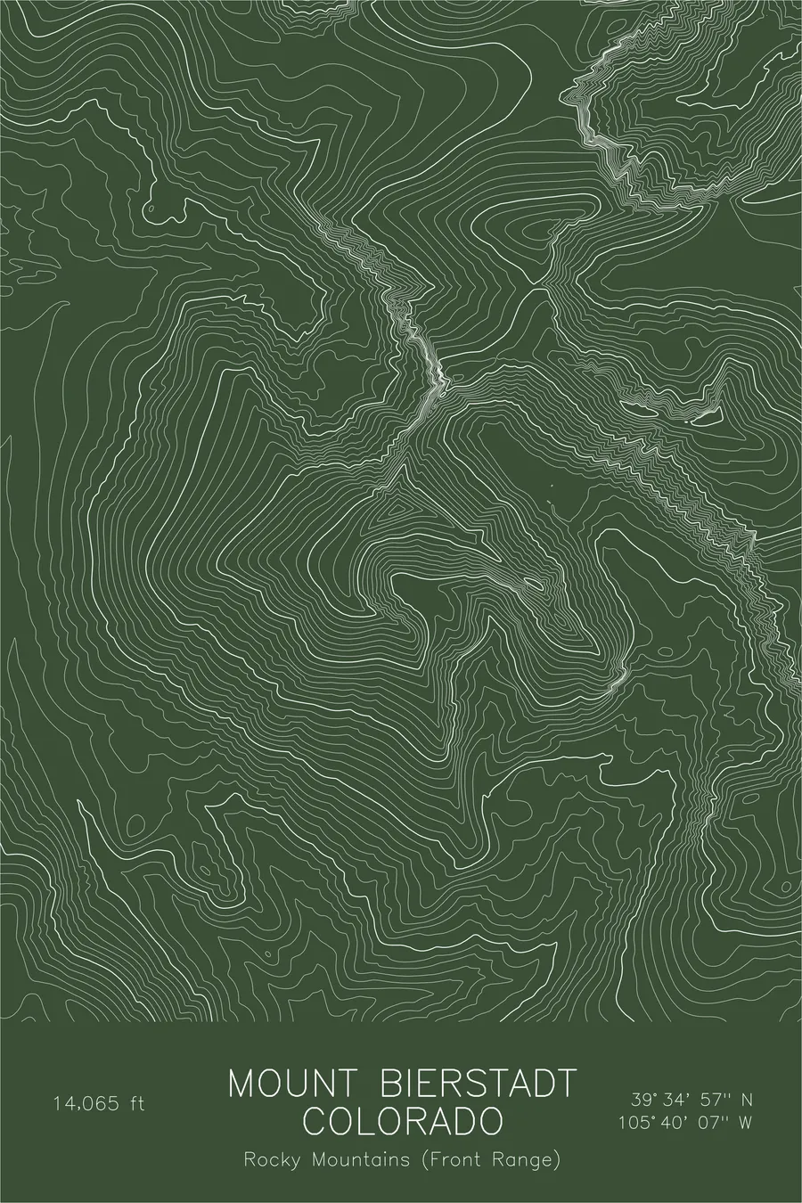 Mount Bierstadt, Green colorway