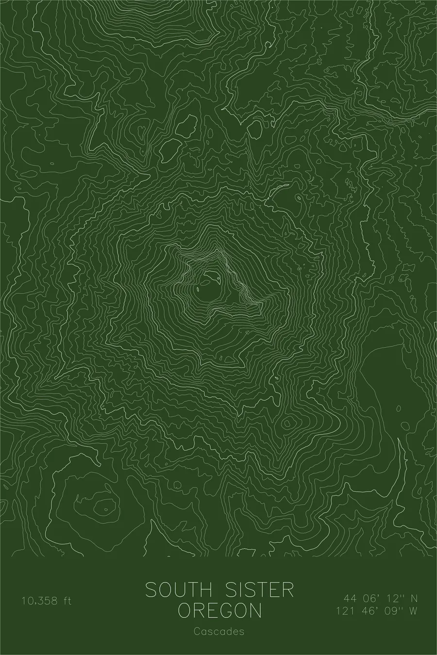 South Sister, Green colorway