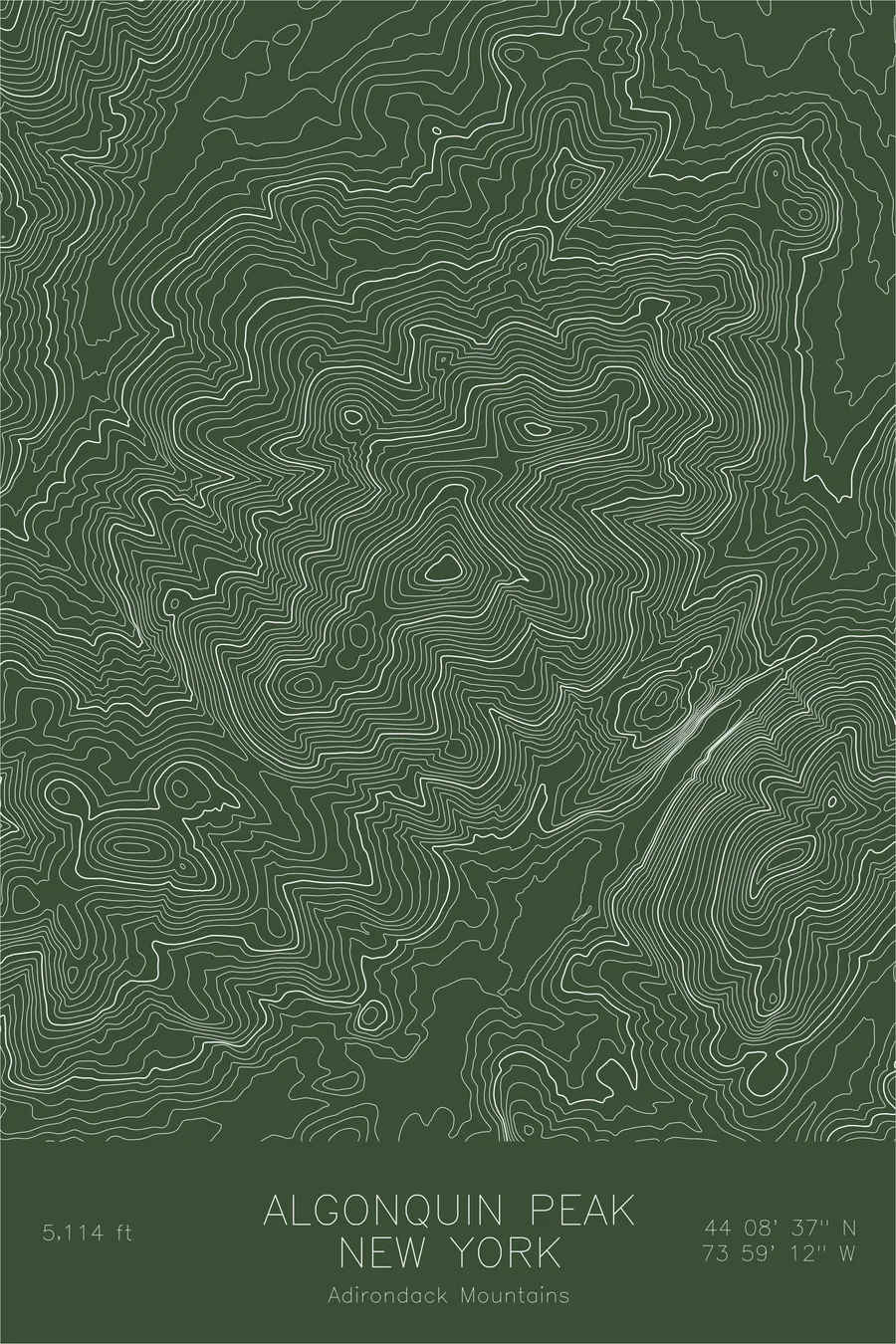 Algonquin Peak, Green colorway