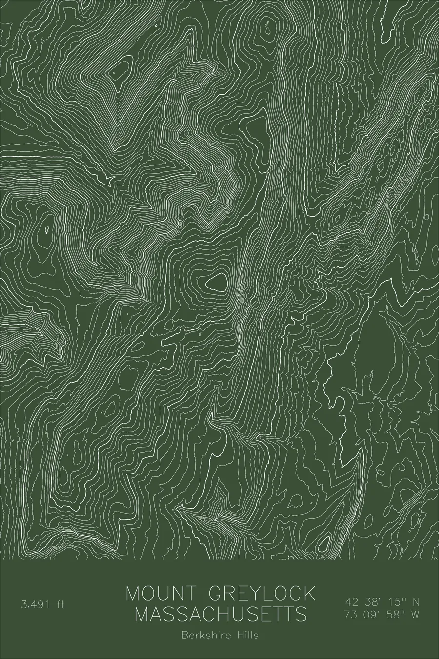Mount Greylock, Green colorway