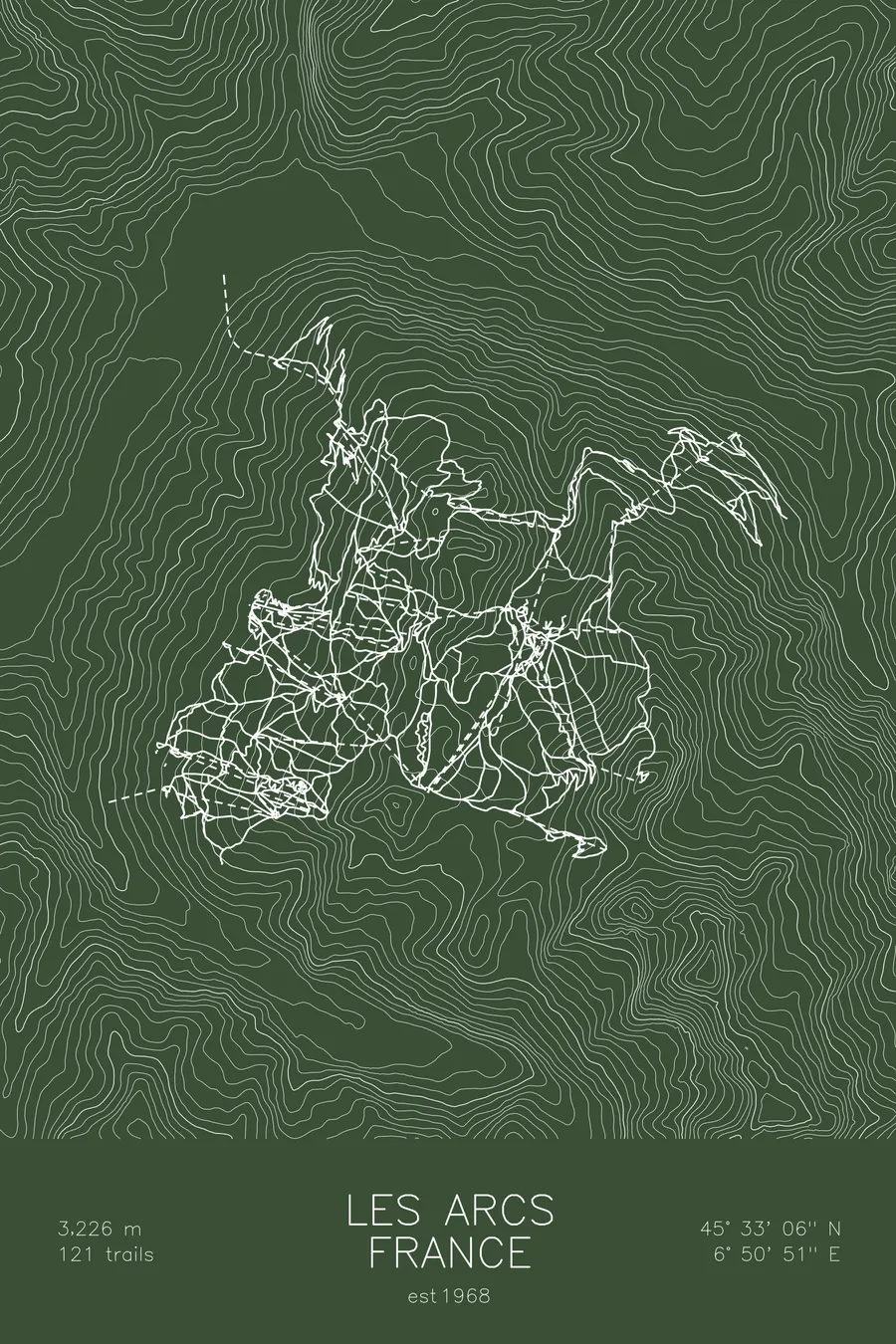 Les Arcs, Green colorway