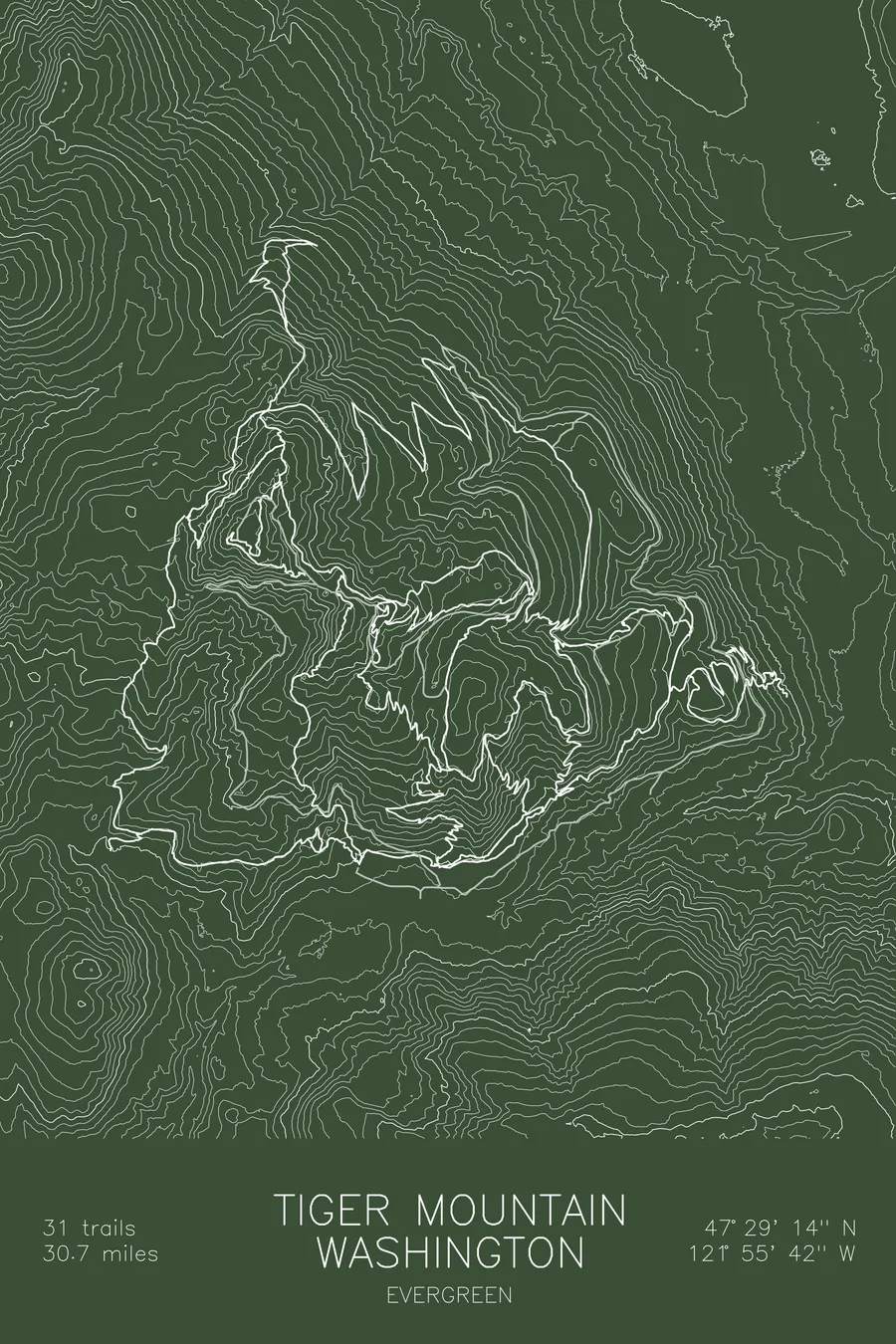 Tiger Mountain, Green colorway