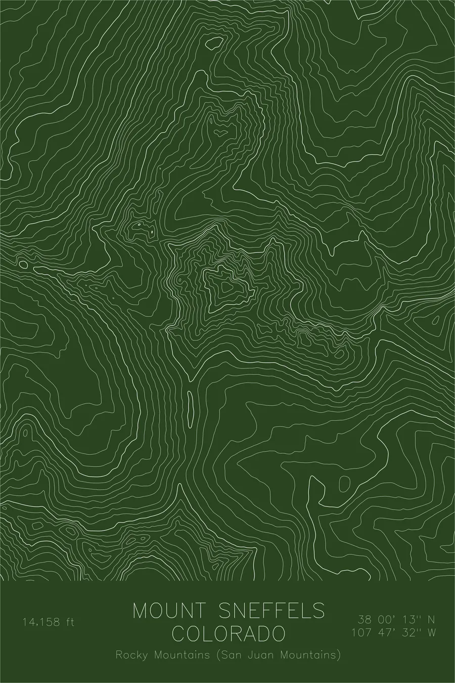 Mount Sneffels — Green