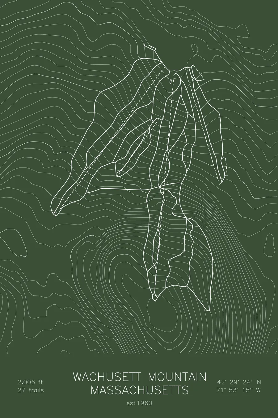 Wachusett Mountain, Green colorway