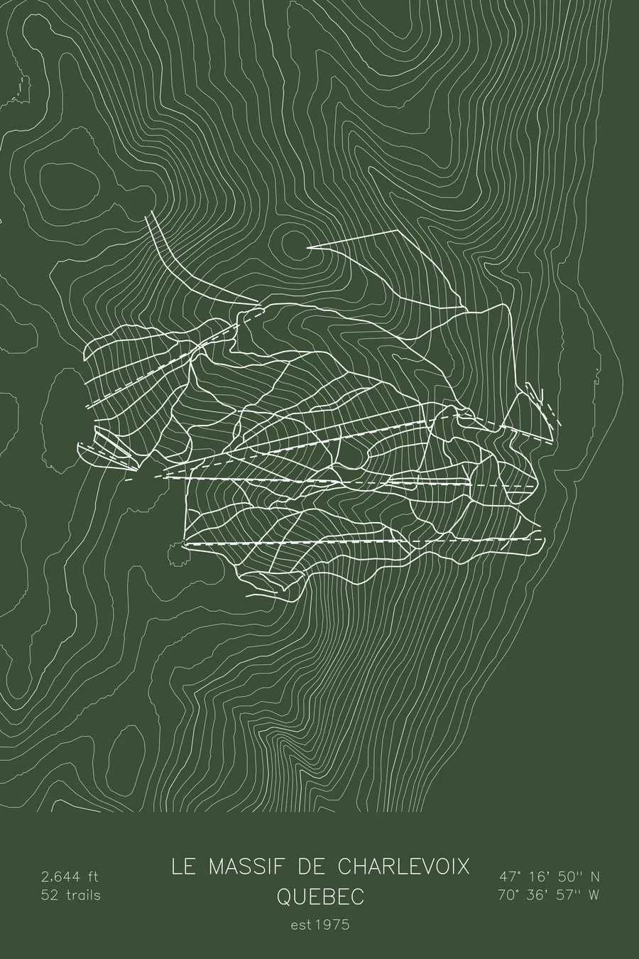 Le Massif De Charlevoix, Green colorway