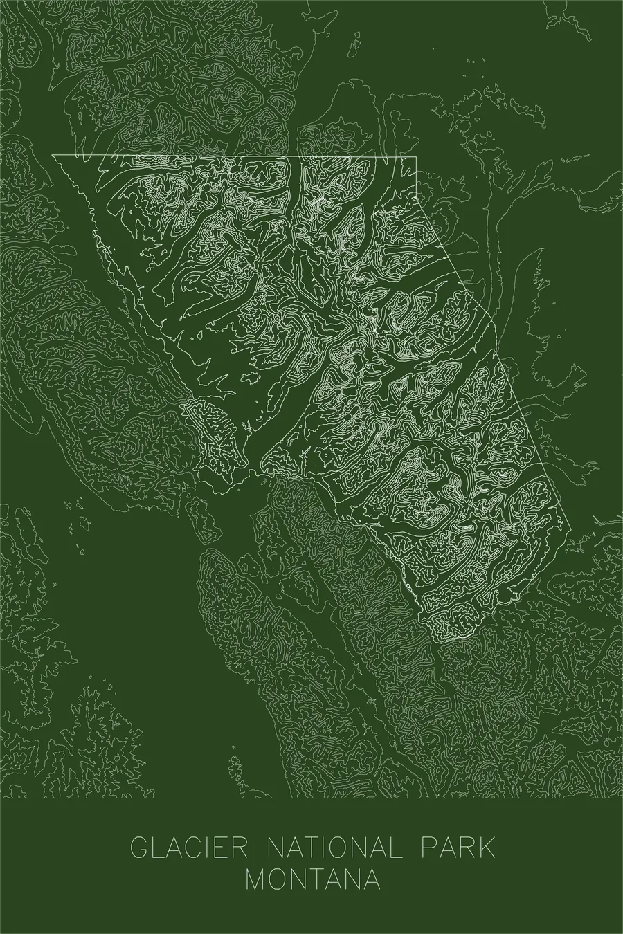 Glacier National Park — Green