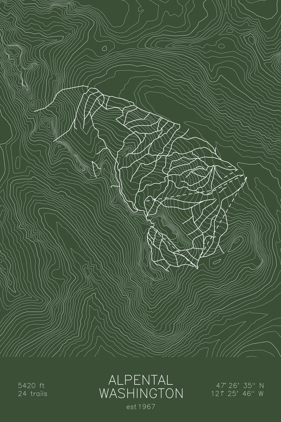 The Summit at Snoqualmie, Green colorway