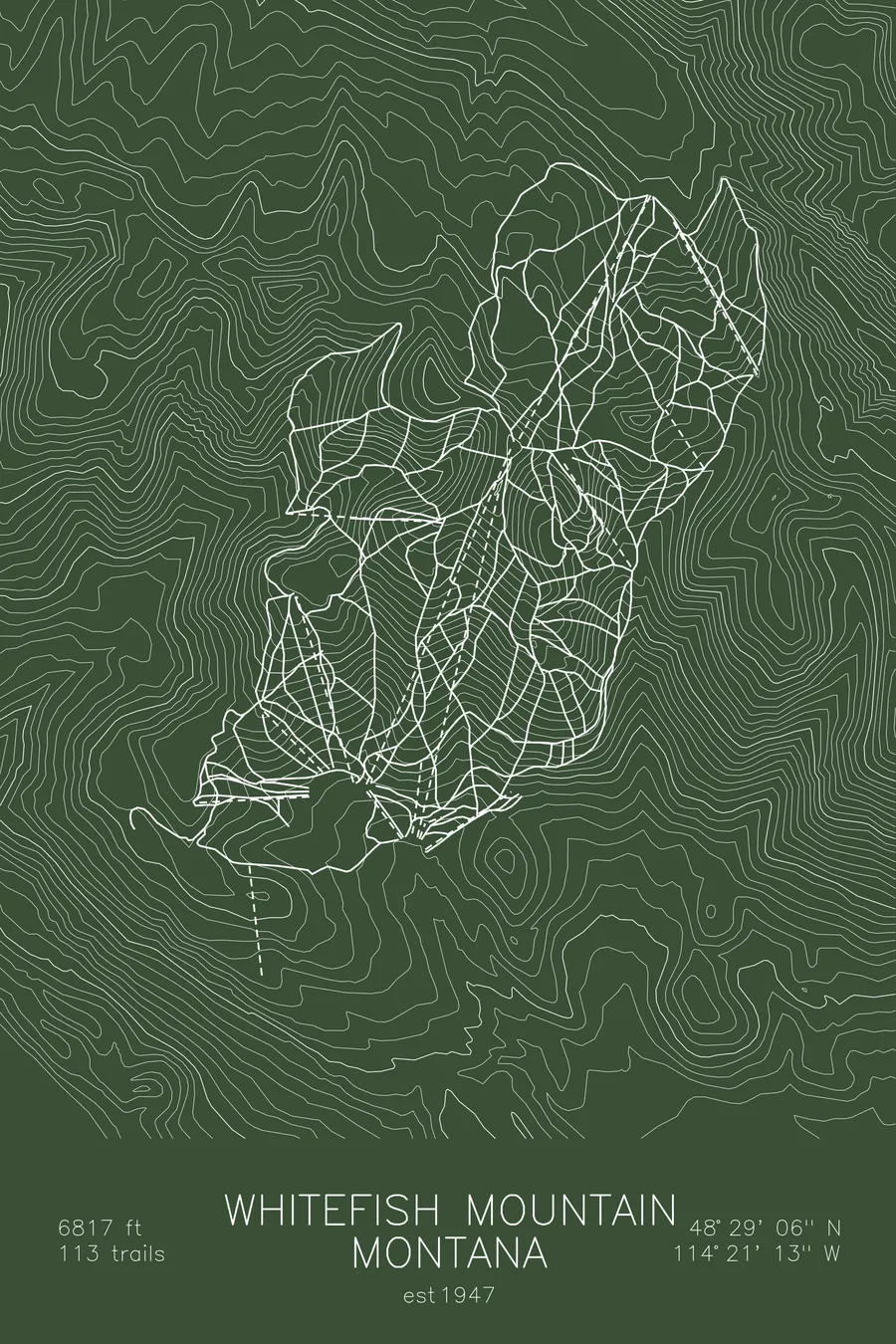 Whitefish Mountain Resort, Green colorway