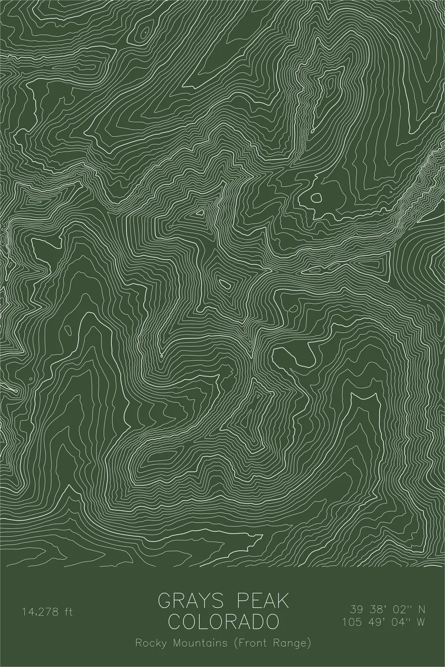 Grays Peak, Green colorway