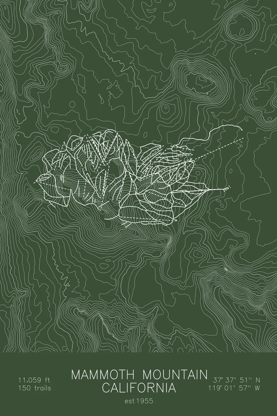 Mammoth Mountain, Green colorway